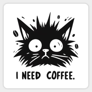 Coffee Cat Sticker